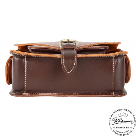 Кожаная  сумка "Виктория" (коричневая)